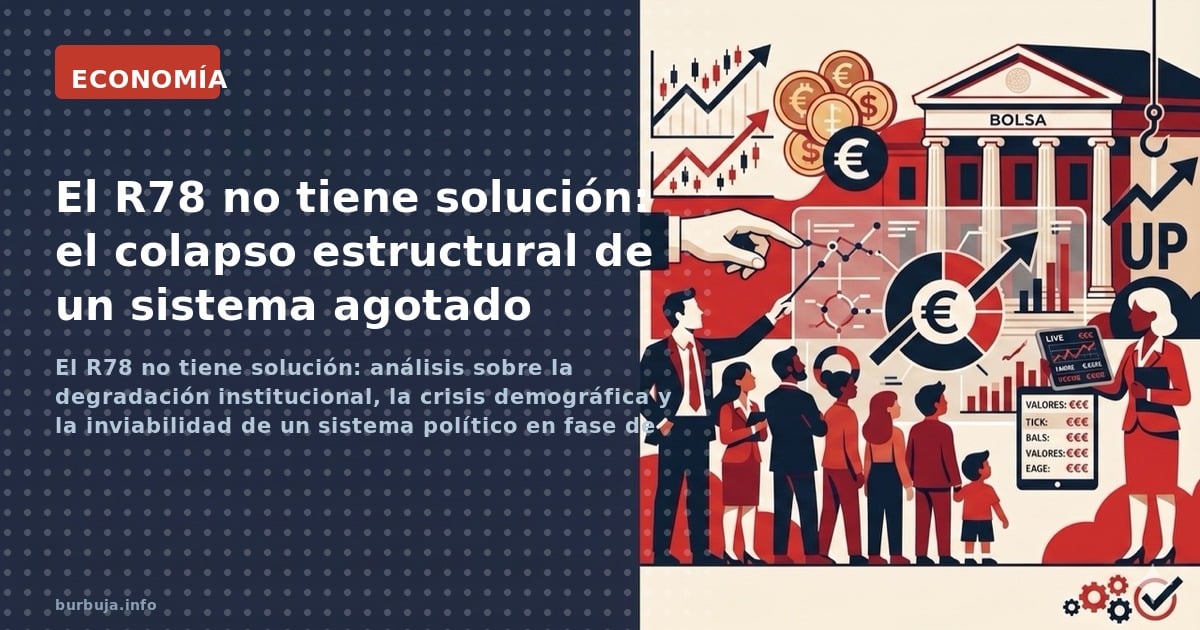 El R78 no tiene solución: análisis sobre la degradación institucional, la crisis demográfica y la inviabilidad de un sistema 