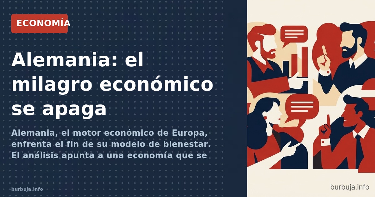 Alemania: el milagro económico se apaga