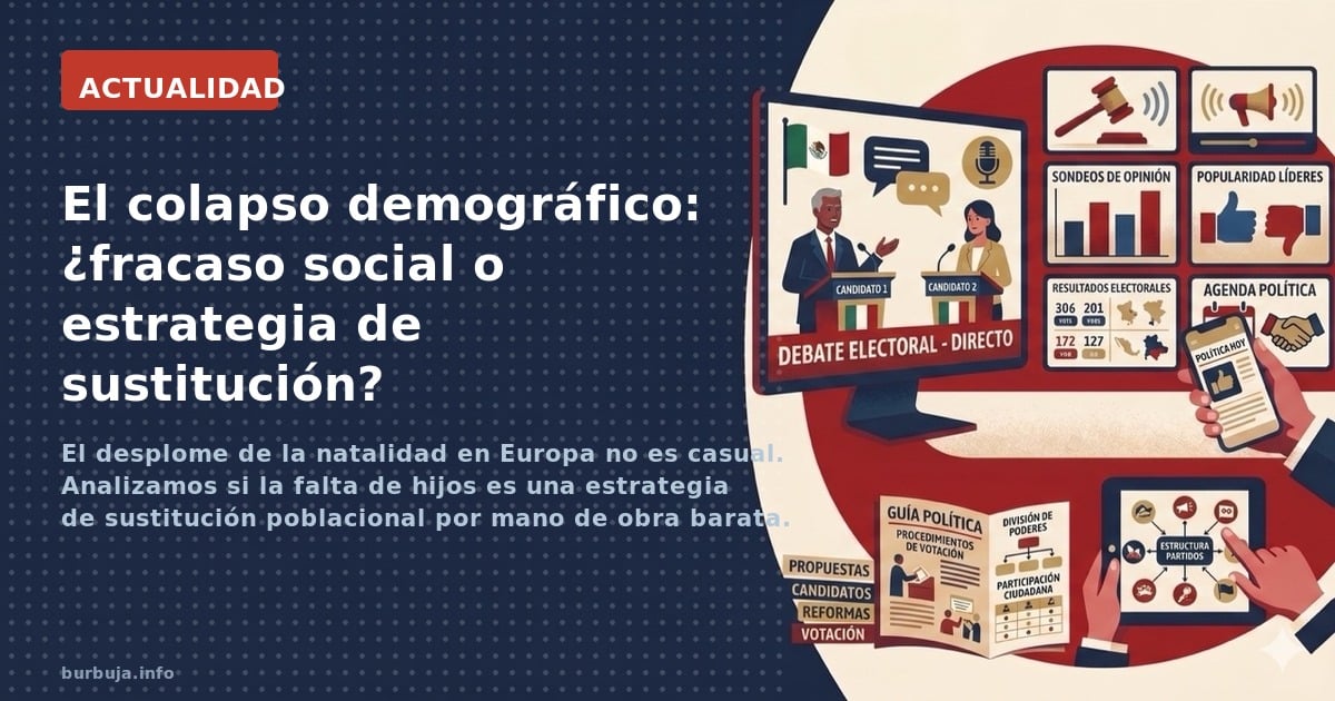 El desplome de la natalidad en Europa no es casual. Analizamos si la falta de hijos es una estrategia de sustitución poblacio