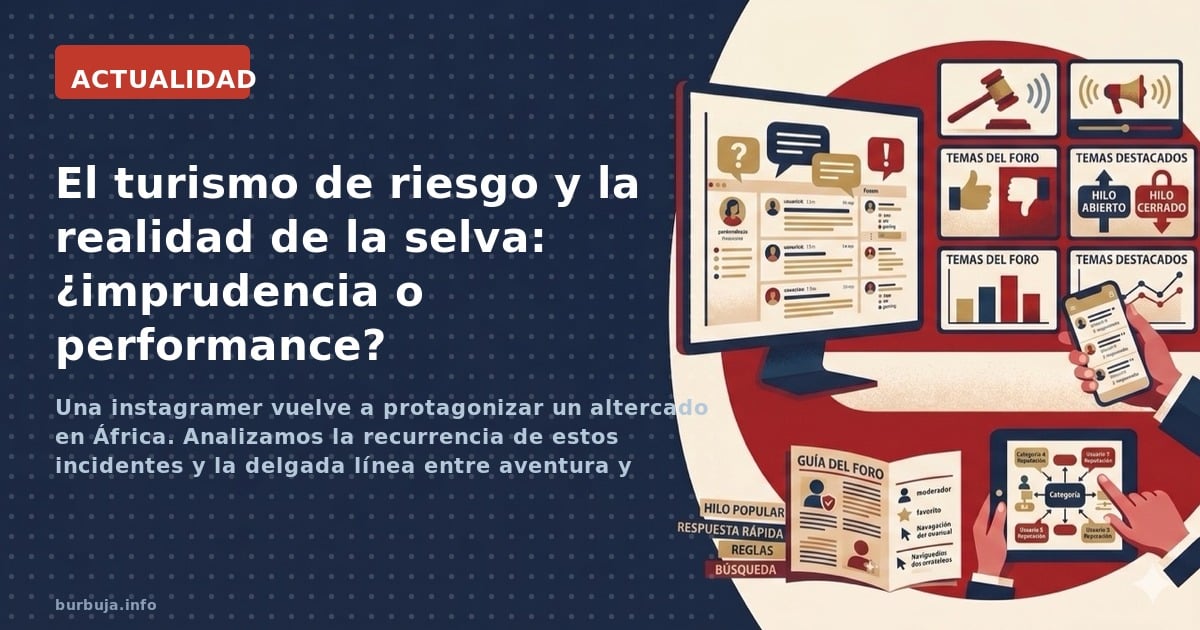 Una instagramer vuelve a protagonizar un altercado en África. Analizamos la recurrencia de estos incidentes y la delgada líne