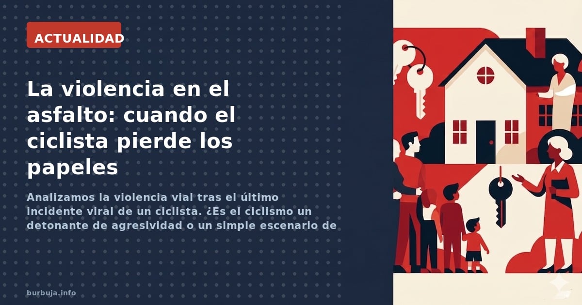 Un vídeo viral muestra a un ciclista golpeando a una mujer en plena carretera. El debate sobre la agresividad vial y los fact