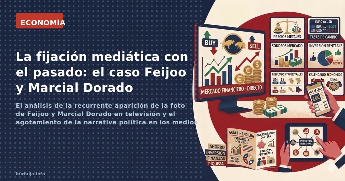 El análisis de la recurrente aparición de la foto de Feijoo y Marcial Dorado en televisión y el agotamiento de la narrativa p