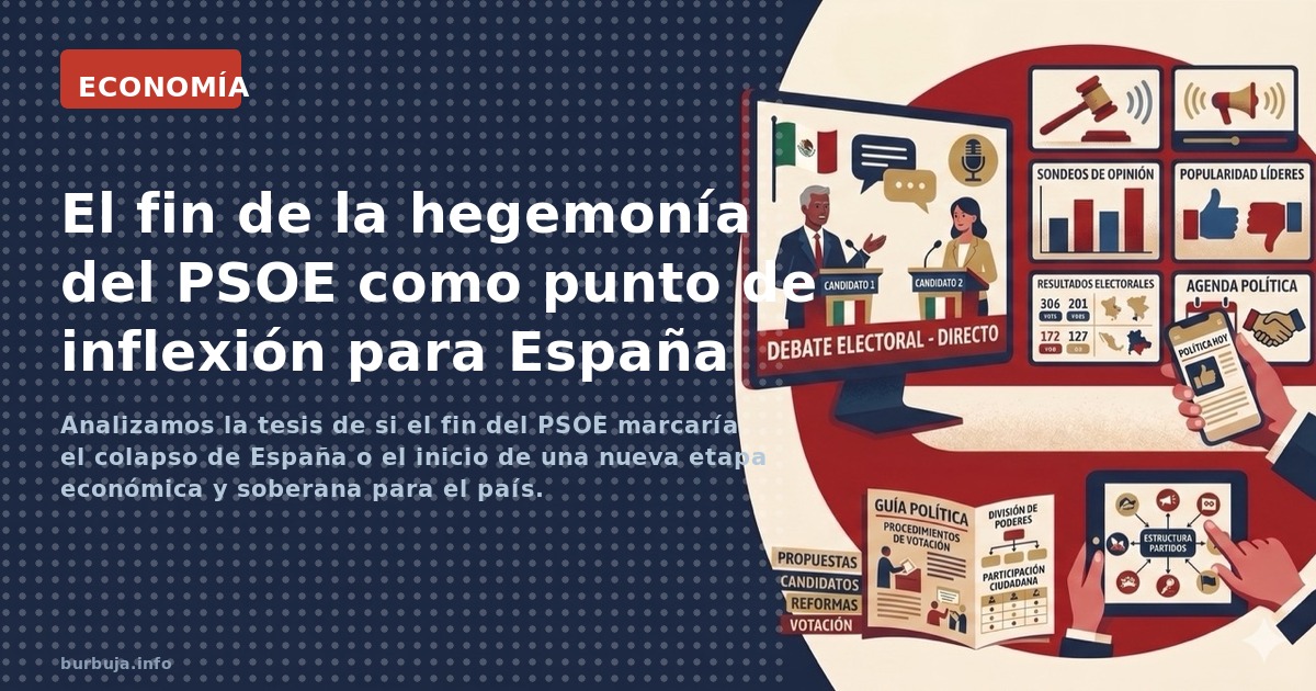 141 subidas fiscales entre 2018 y 2026 y un país dividido: el debate sobre si el fin del PSOE supondría el fin de España enfr