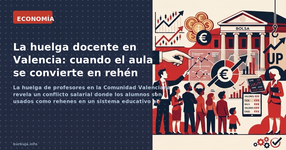 Bajas médicas triplicadas, amenaza de no corregir la PAU y 200 euros de oferta: el conflicto docente valenciano estalla con l