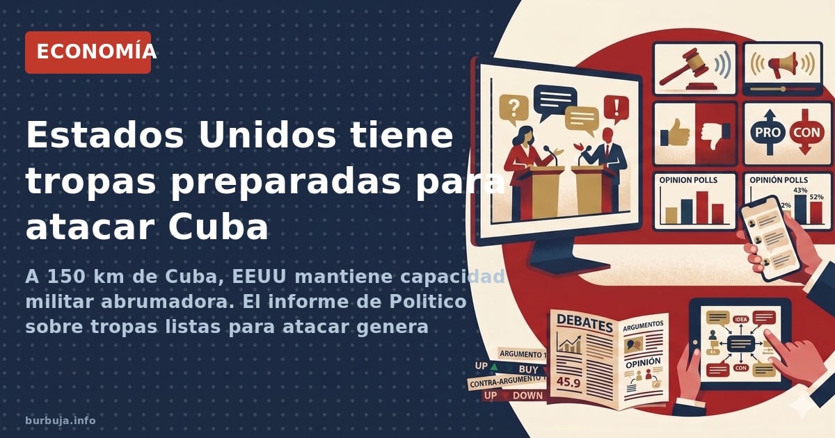 A 150 km de Cuba, EEUU mantiene capacidad militar abrumadora. El informe de Politico sobre tropas listas para atacar genera e