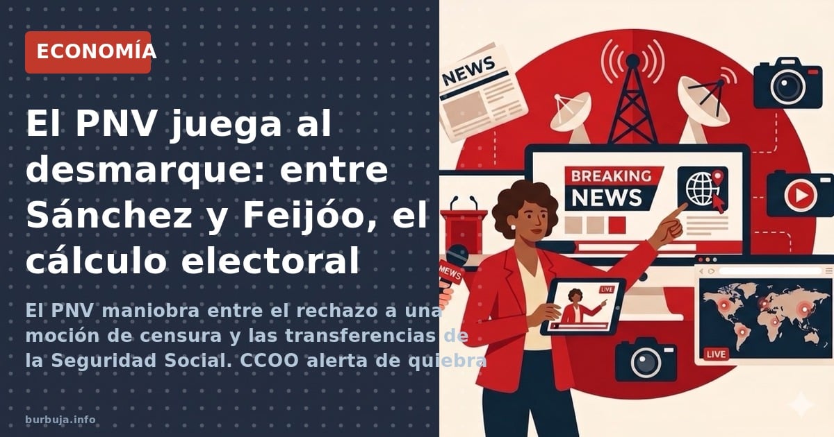 El PNV amenaza con retirar su apoyo a Sánchez si no recibe la transferencia de la Seguridad Social, pero cualquier movimiento
