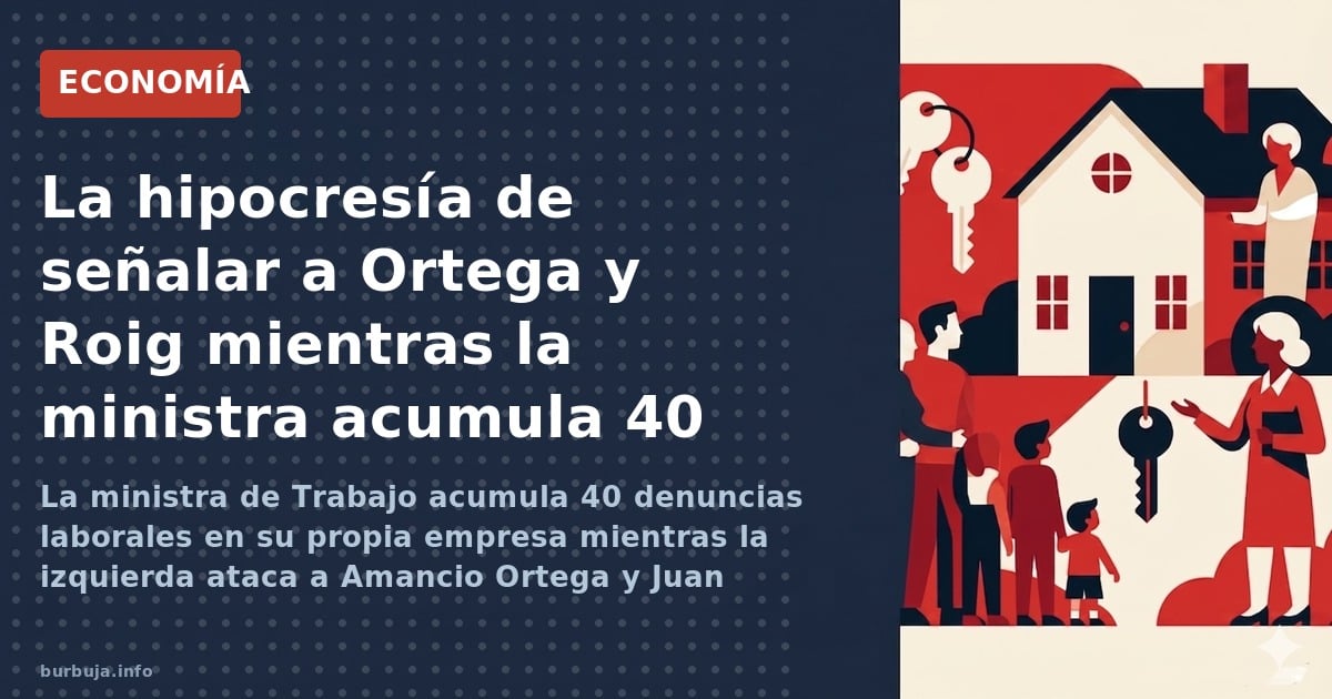 La ministra de Trabajo acumula 40 denuncias laborales en su propia empresa mientras la izquierda ataca a Amancio Ortega y Jua