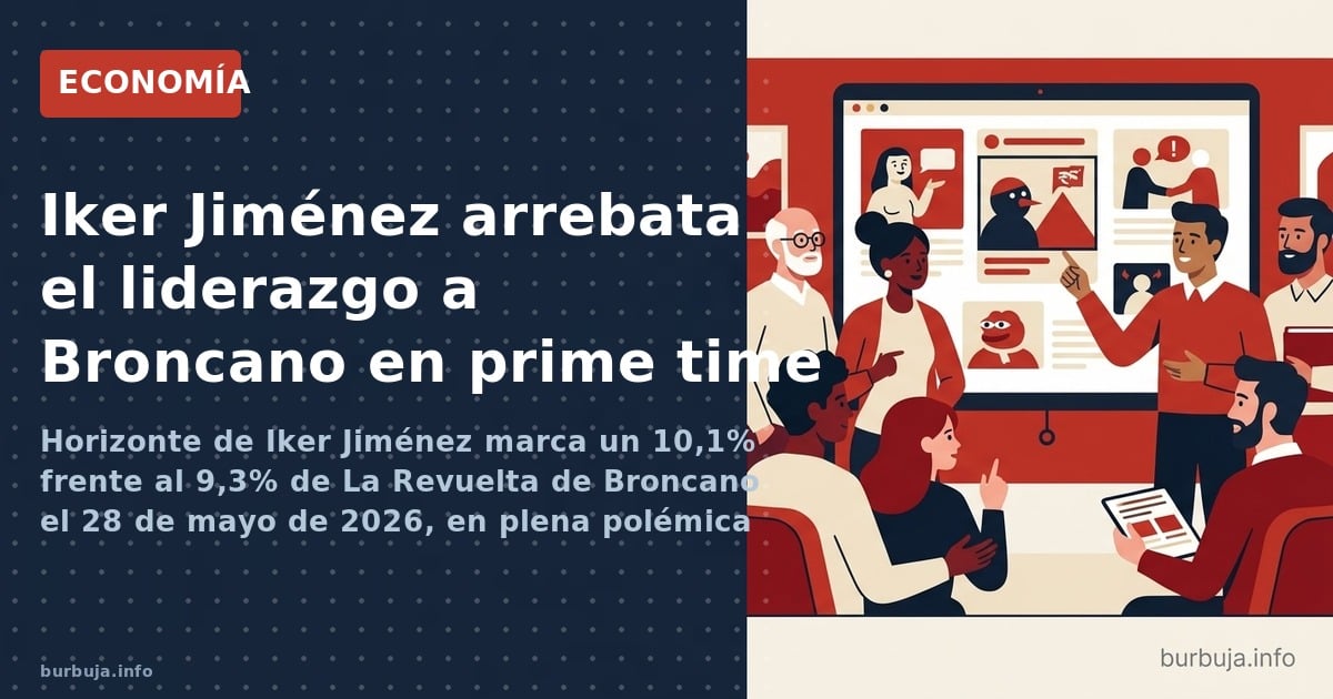 Iker Jiménez arrebata el liderazgo a Broncano en prime time