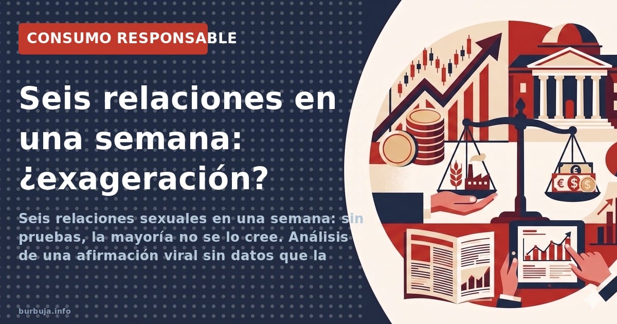 Seis encuentros en una semana: ¿hasta dónde llega la responsabilidad en el consumo de relaciones? Datos y reflexiones sobre s