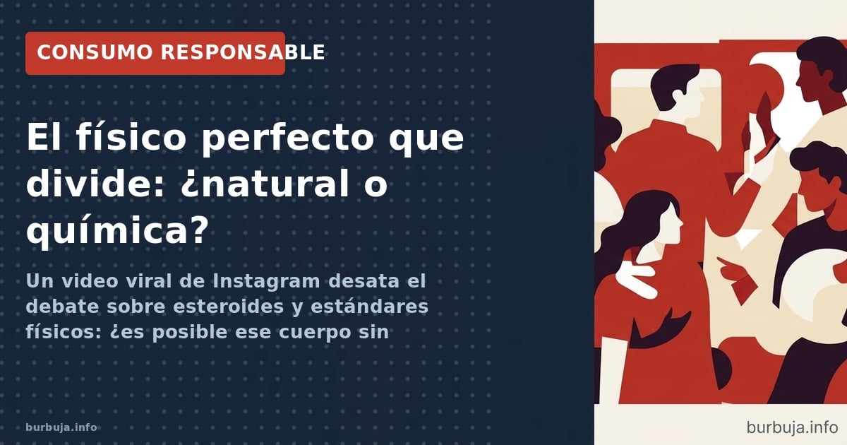 Un video viral de Instagram desata el debate sobre esteroides y estándares físicos: ¿es posible ese cuerpo sin química? Anali