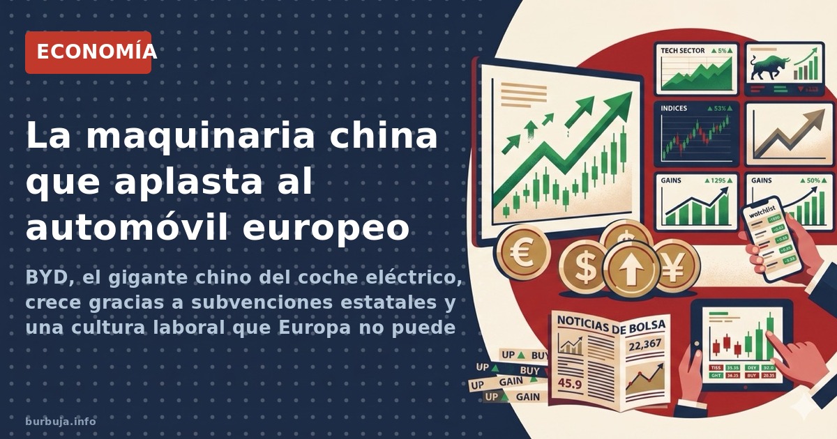 BYD, el gigante chino del coche eléctrico, crece gracias a subvenciones estatales y una cultura laboral que Europa no puede r