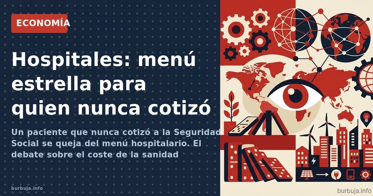 Una cirugía de rodilla cuesta entre 12.000 y 18.500 € en España. Un paciente se queja de la comida del hospital y desata un d