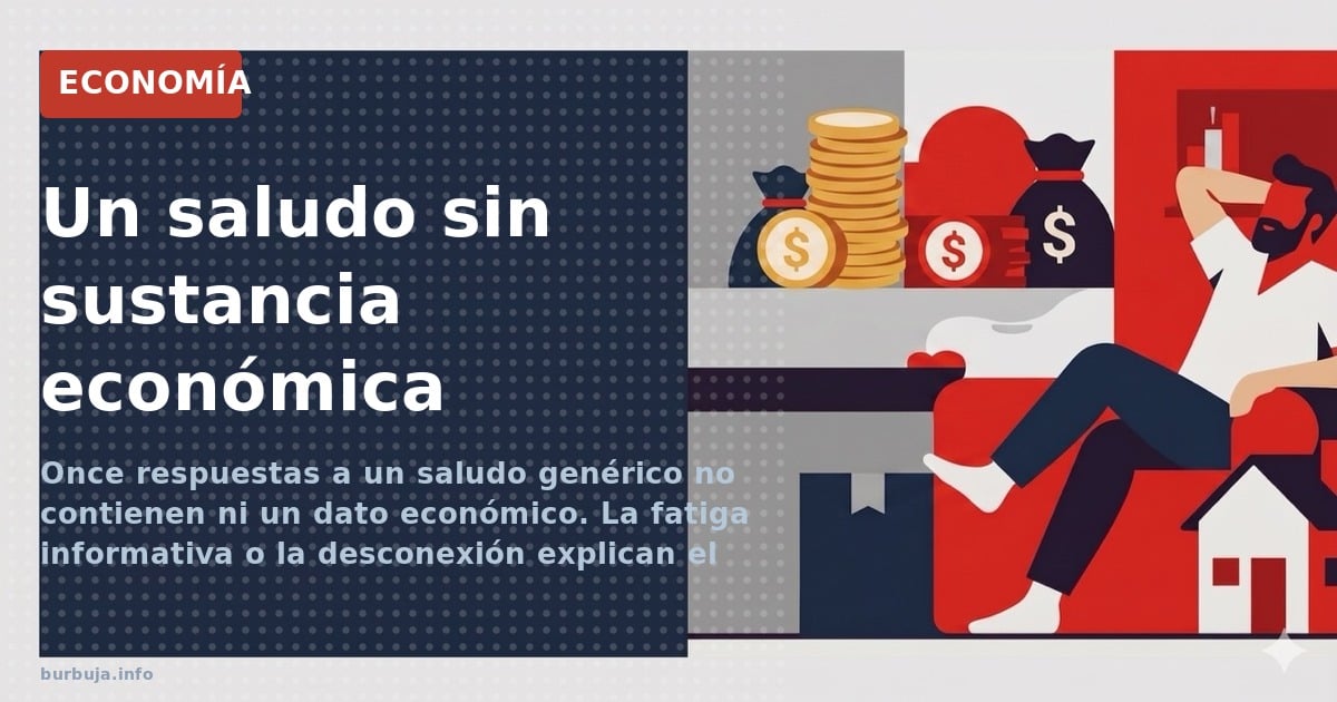 Un hilo de saludos en el subforo de Economía revela más sobre el estado de ánimo que cualquier indicador macro. Ironía y desc