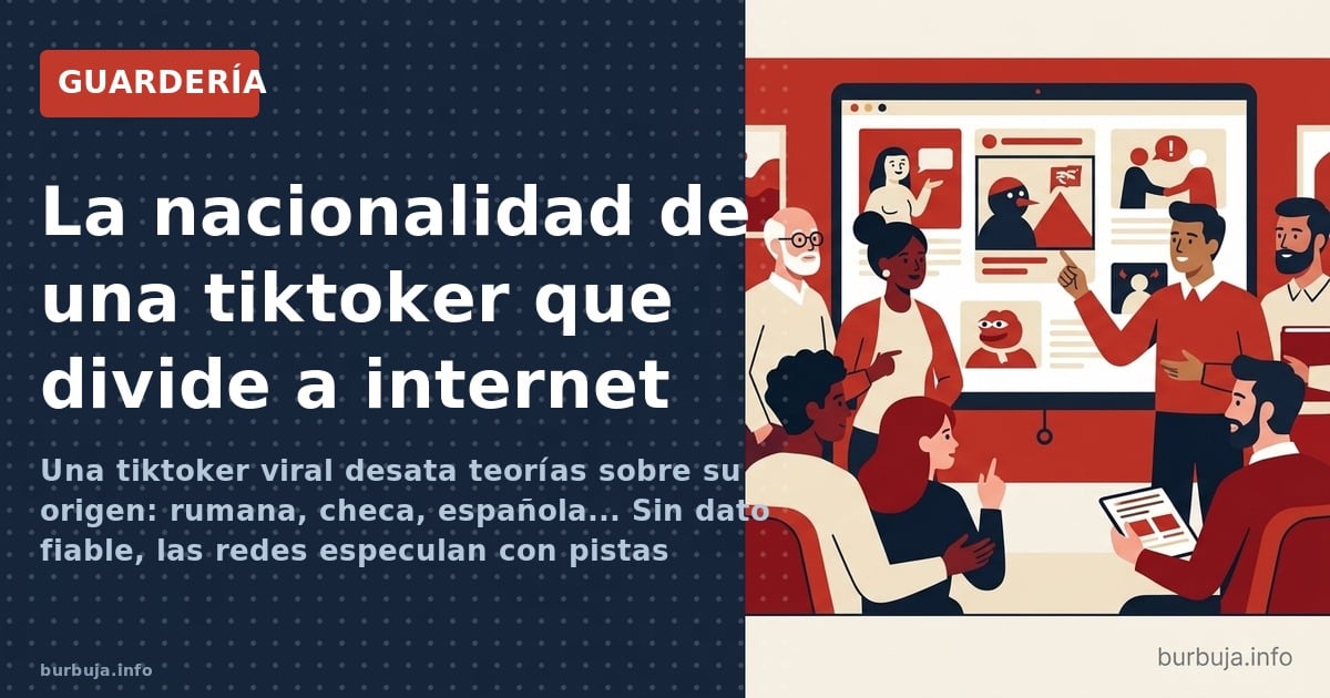 Una tiktoker viral desata teorías sobre su origen: rumana, checa, española... Sin dato fiable, las redes especulan con pistas