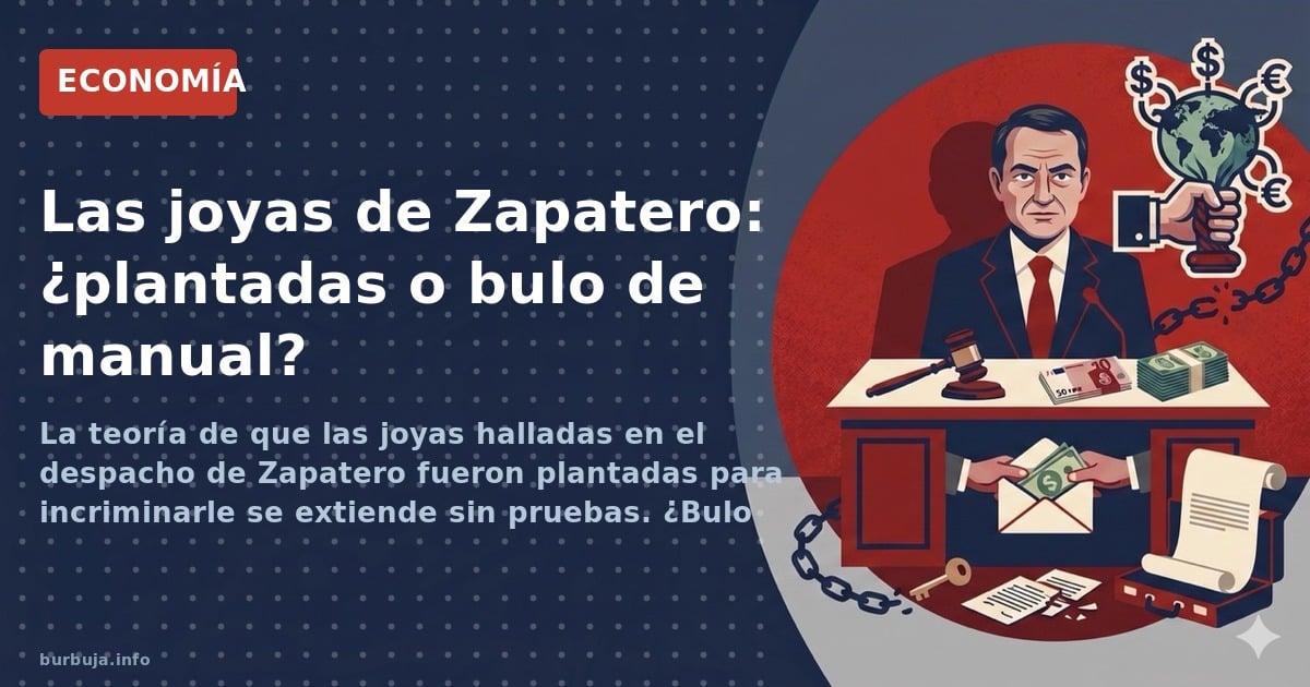 150 millones en joyas halladas en el despacho de Zapatero: ¿herencia o montaje? Analizamos las teorías, los costes y las cont