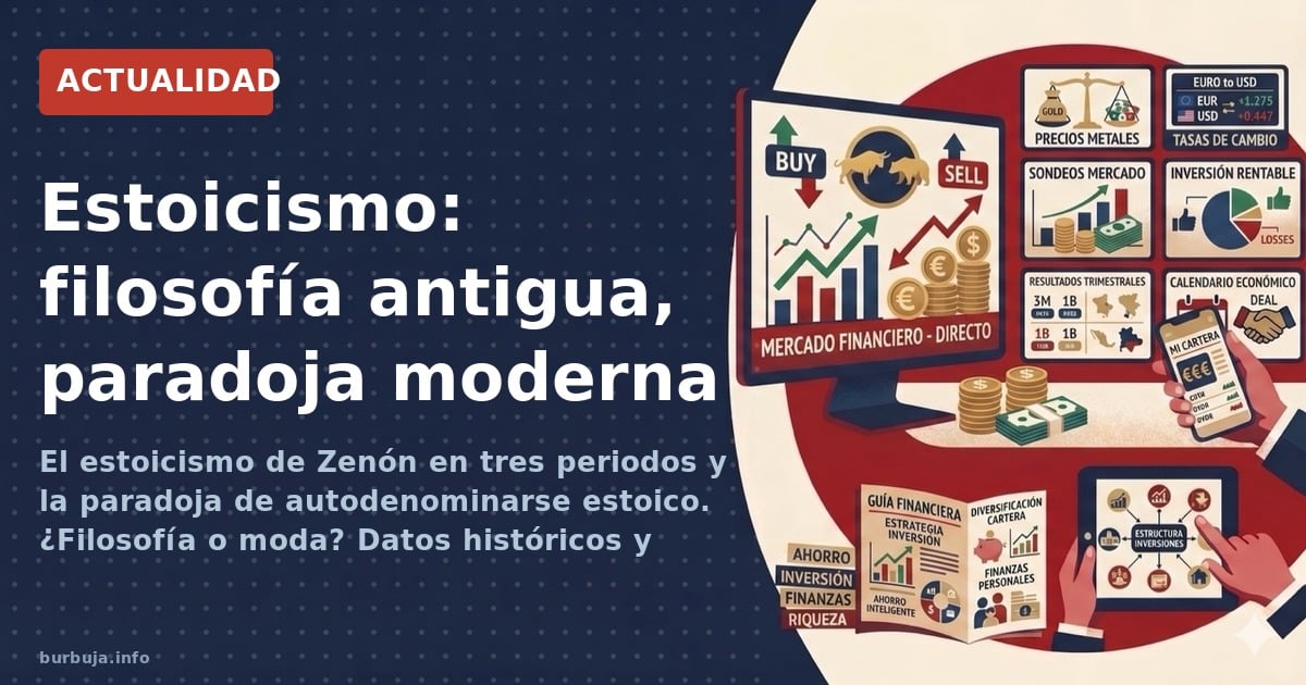 El estoicismo de Zenón en tres periodos y la paradoja de autodenominarse estoico. ¿Filosofía o moda? Datos históricos y debat
