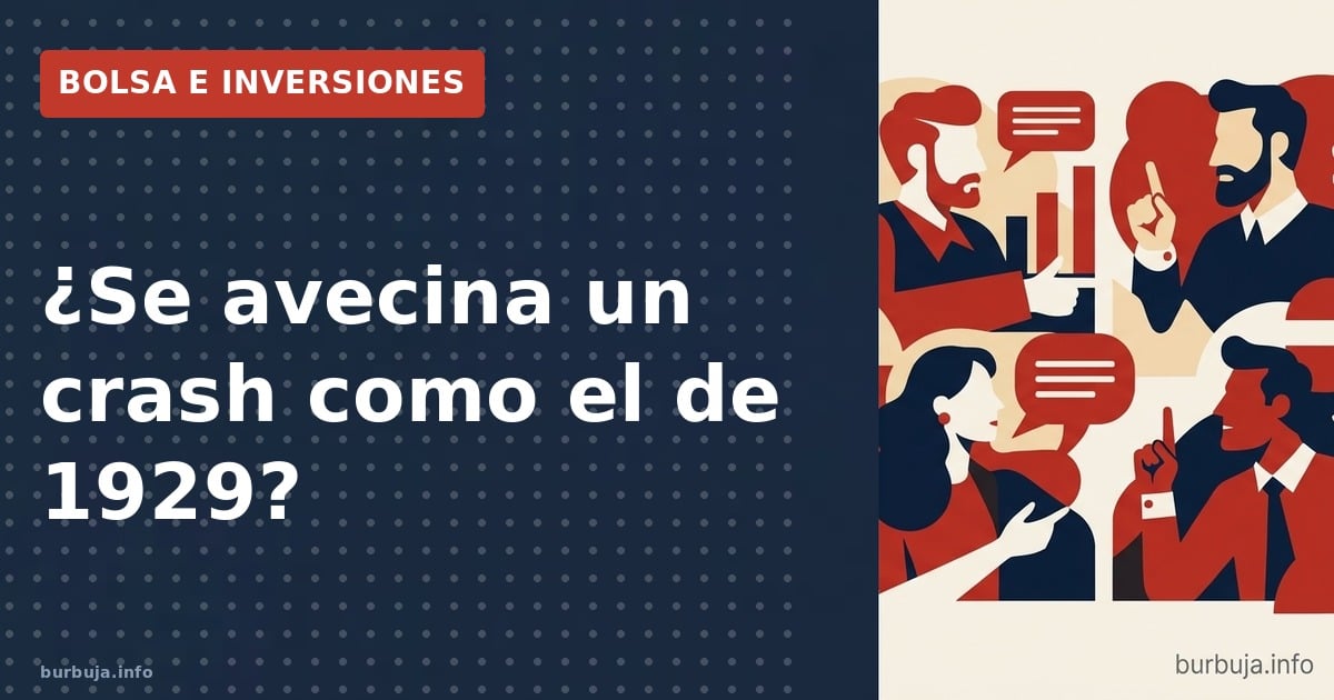 ¿Se avecina un crash como el de 1929?