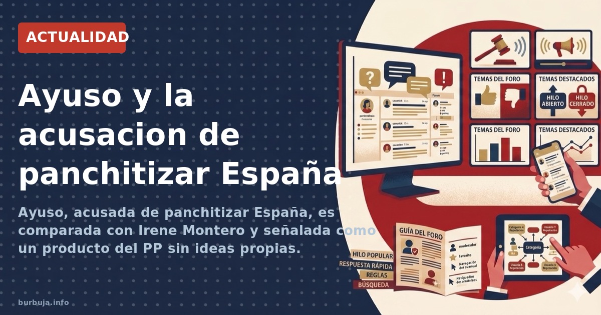 Ayuso y la 'panchitización': ¿estrategia o consigna?