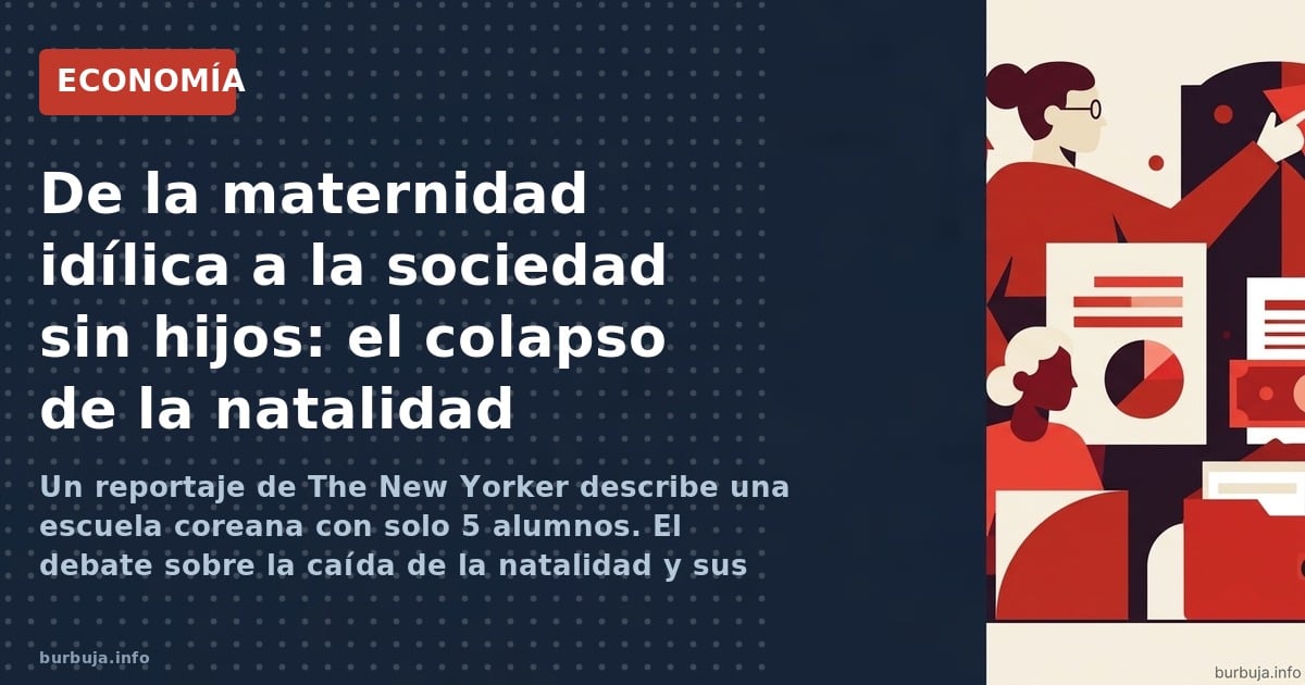 Un reportaje de The New Yorker describe una escuela coreana con solo 5 alumnos. El debate sobre la caída de la natalidad y su