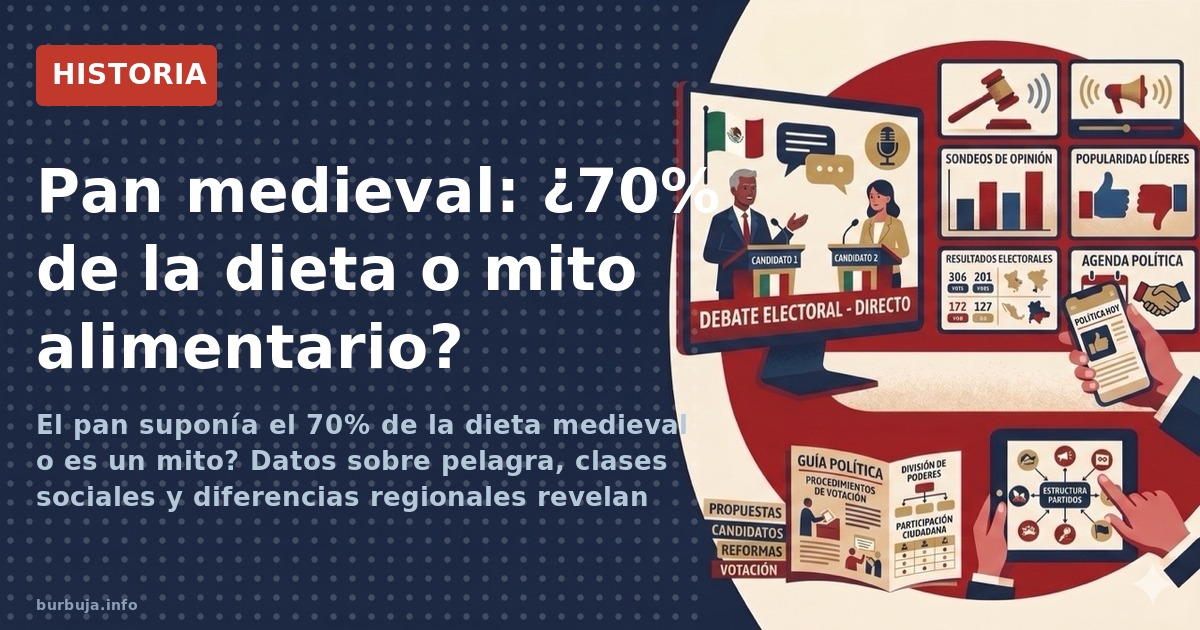 El pan en la Edad Media: ¿70% de la dieta o mito nutricional?