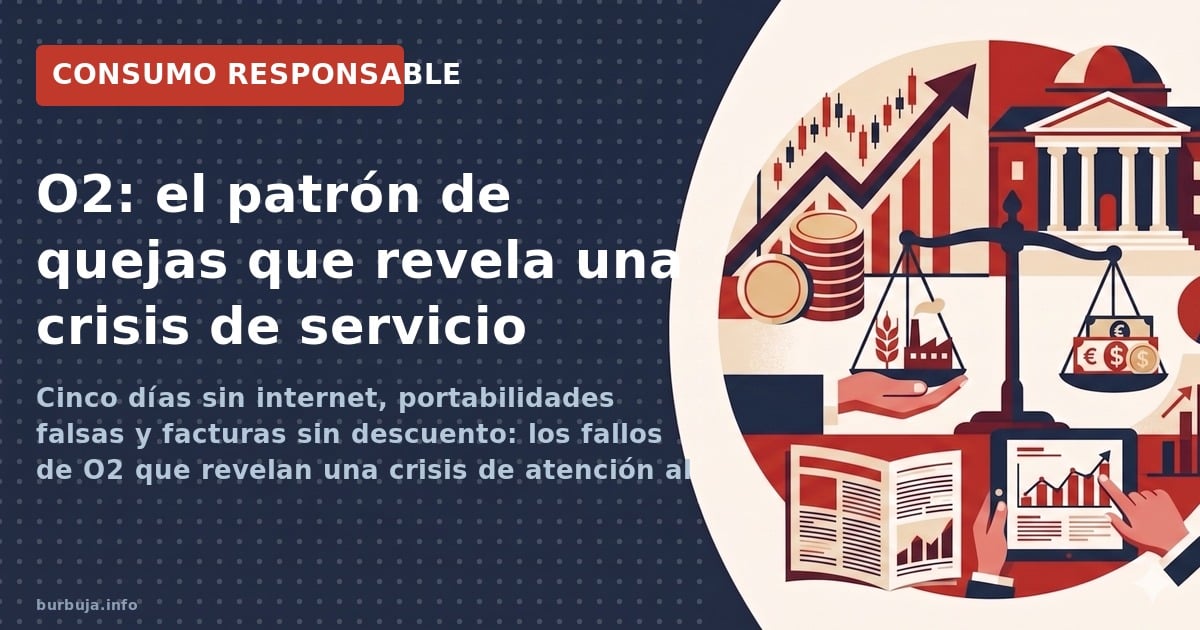 Cinco días sin internet, portabilidades falsas y facturas sin descuento: los fallos de O2 que revelan una crisis de atención 