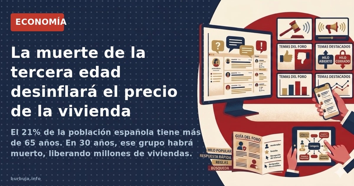 El 21% de los españoles tiene más de 65 años. Cuando fallezcan, sus viviendas saldrán al mercado. ¿Conseguirá la oferta frena