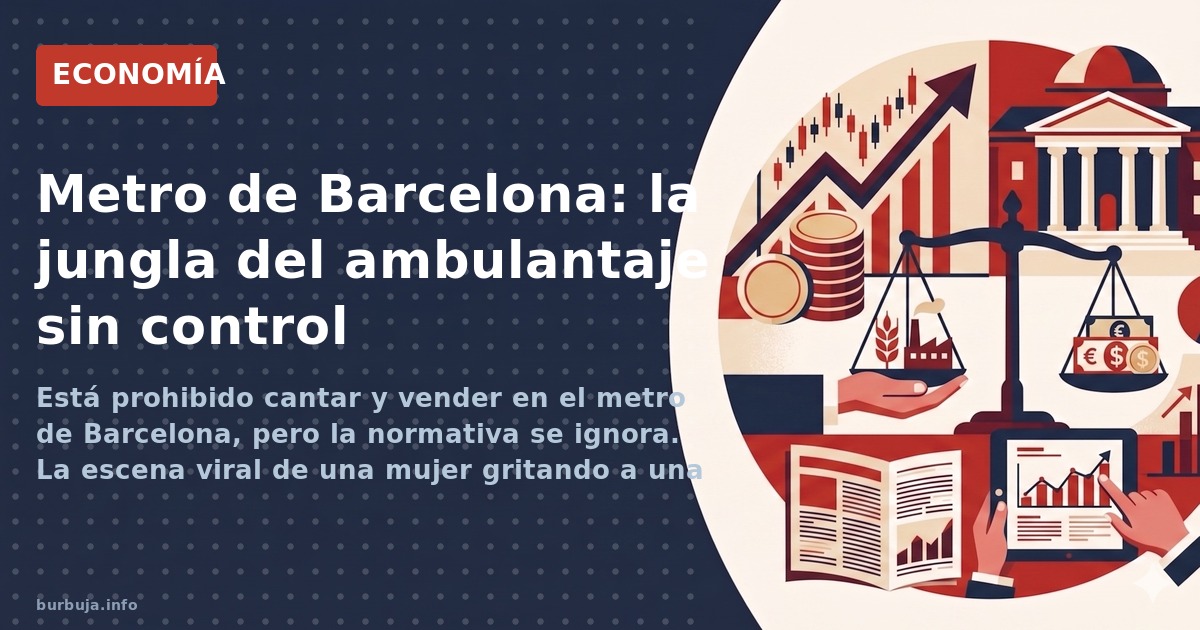 Metro de Barcelona: la jungla del ambulantaje sin control