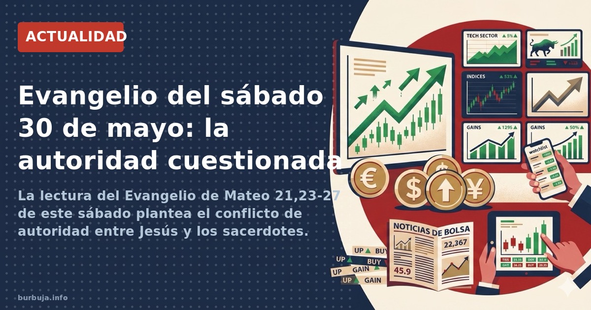 La lectura del Evangelio de Mateo 21,23-27 de este sábado plantea el conflicto de autoridad entre Jesús y los sacerdotes. Aná