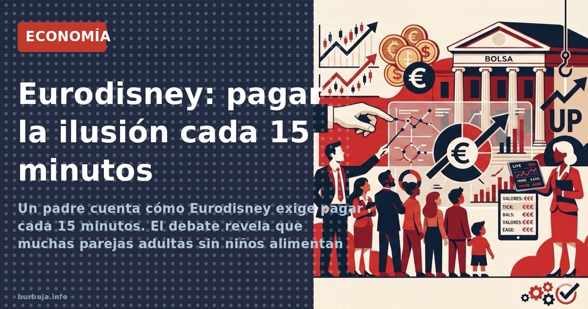 Un padre desvela el coste real de Disneyland Paris: entrada a 129€, parking a 30€ y colas sin fin. ¿Merece la pena la magia o