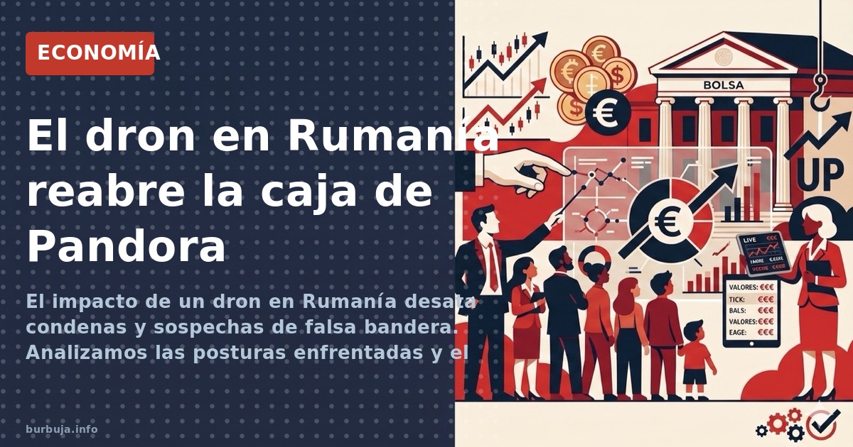 El impacto de un dron en Rumanía desata condenas y sospechas de falsa bandera. Analizamos las posturas enfrentadas y el coste