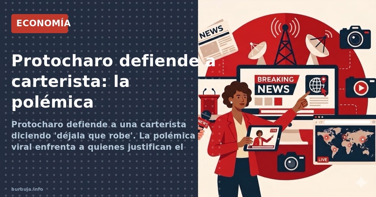 Un vídeo viral muestra a Protocharo defendiendo a una carterista en el metro de Barcelona con un "déjala que robe". Análisis 