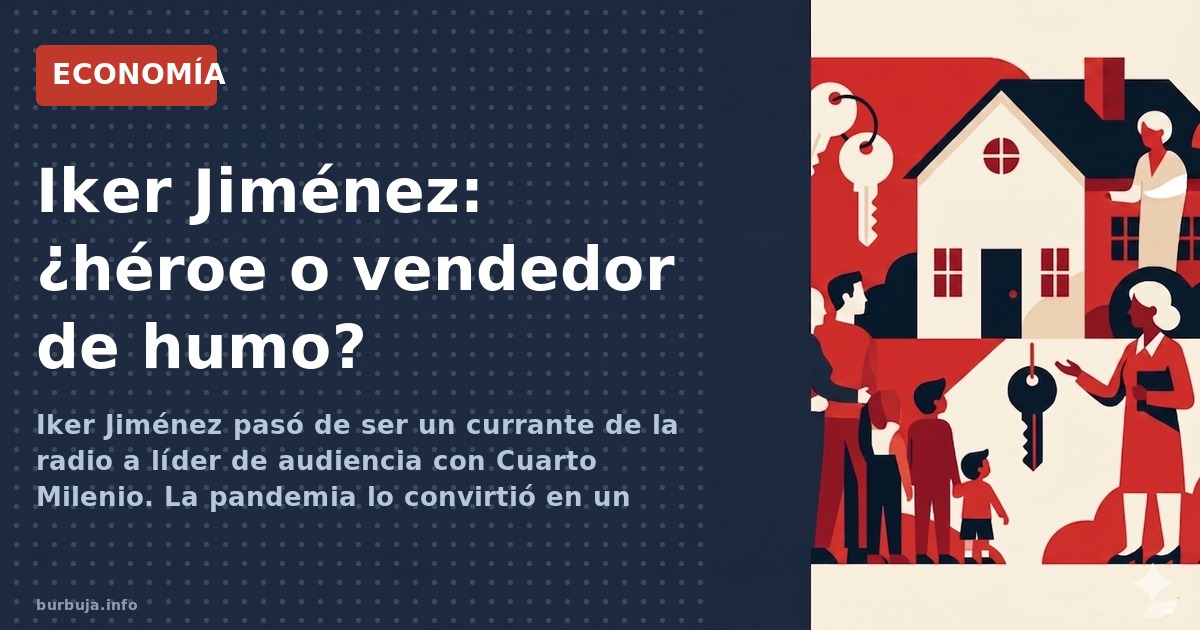 Iker Jiménez pasa del misterio a la conspiración pandémica. Críticas, audiencia y dinero en un negocio mediático basado en el