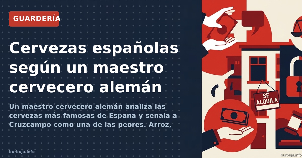 Un maestro cervecero alemán analiza las cervezas más famosas de España y señala a Cruzcampo como una de las peores. Arroz, ma