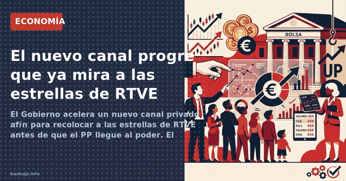 El Gobierno acelera un nuevo canal privado afín para recolocar a las estrellas de RTVE antes de que el PP llegue al poder. El