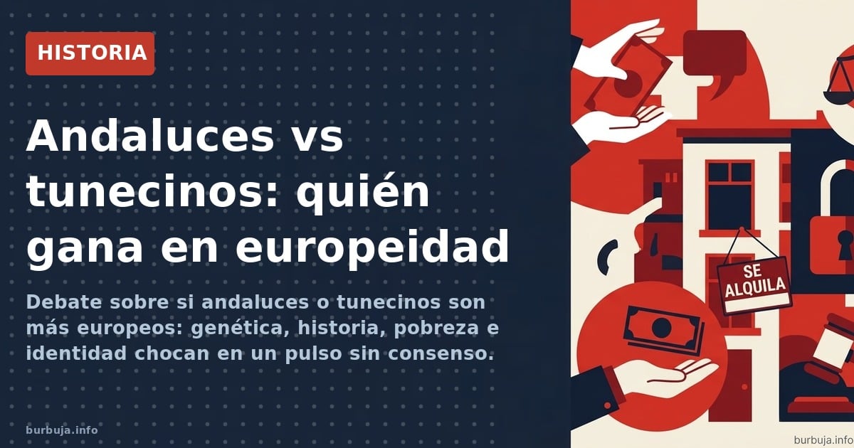Debate sobre si andaluces o tunecinos son más europeos: genética, historia, pobreza e identidad chocan en un pulso sin consen