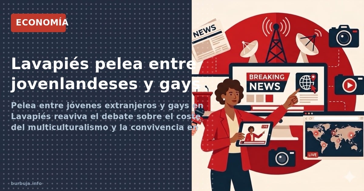 Una pelea entre inmigrantes africanos y gays en Lavapiés evidencia los costes ocultos de la multiculturalidad: inseguridad, d
