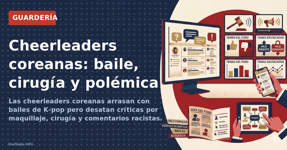 Las cheerleaders coreanas arrasan con bailes de K-pop pero desatan críticas por maquillaje, cirugía y comentarios racistas. ¿