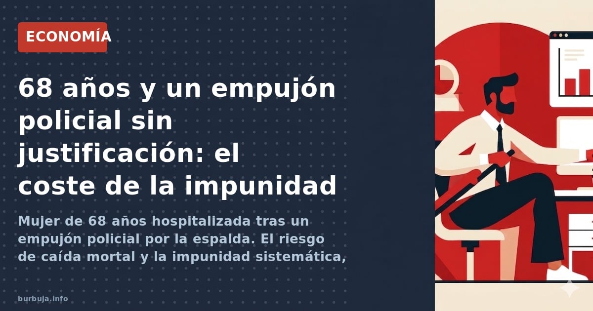 El lado económico de un empujón policial