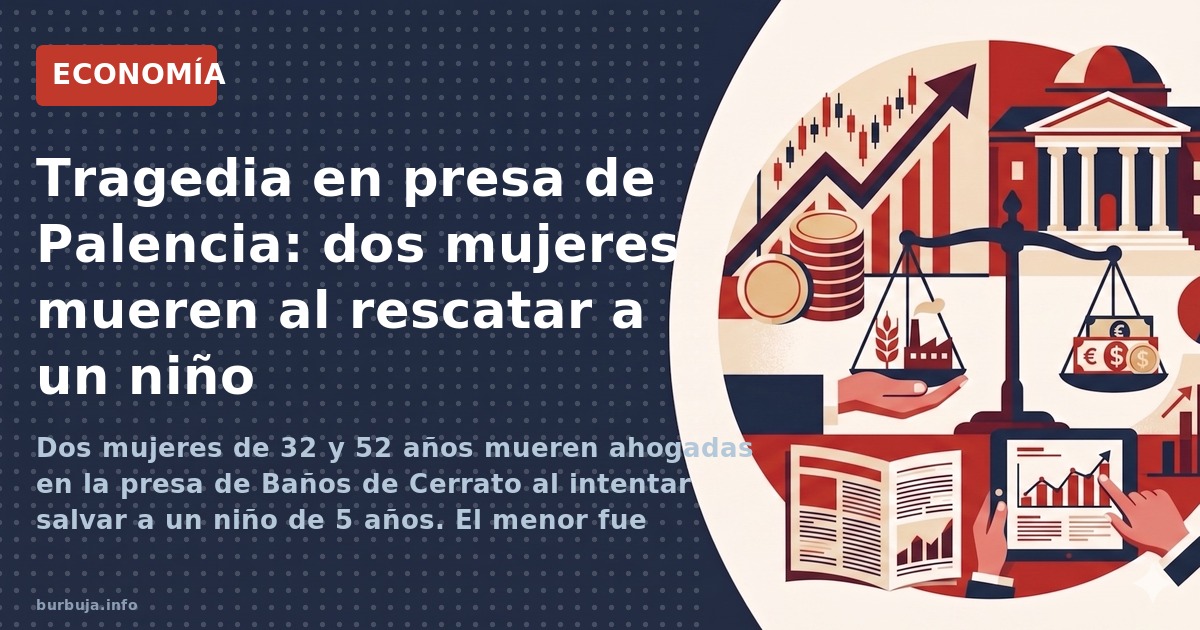 Dos mujeres mueren ahogadas en una presa de Palencia al intentar rescatar a un niño de 5 años. El menor sobrevive. Los peligr