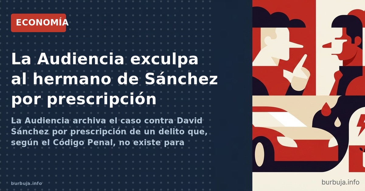 La Audiencia archiva por prescripción el delito de aceptación de nombramiento ilegal contra David Sánchez, hermano de Pedro S
