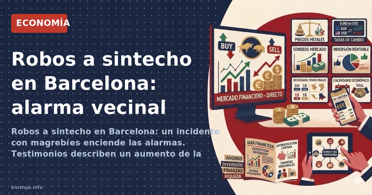 Crisis de convivencia en Barcelona: robos y violencia en aumento