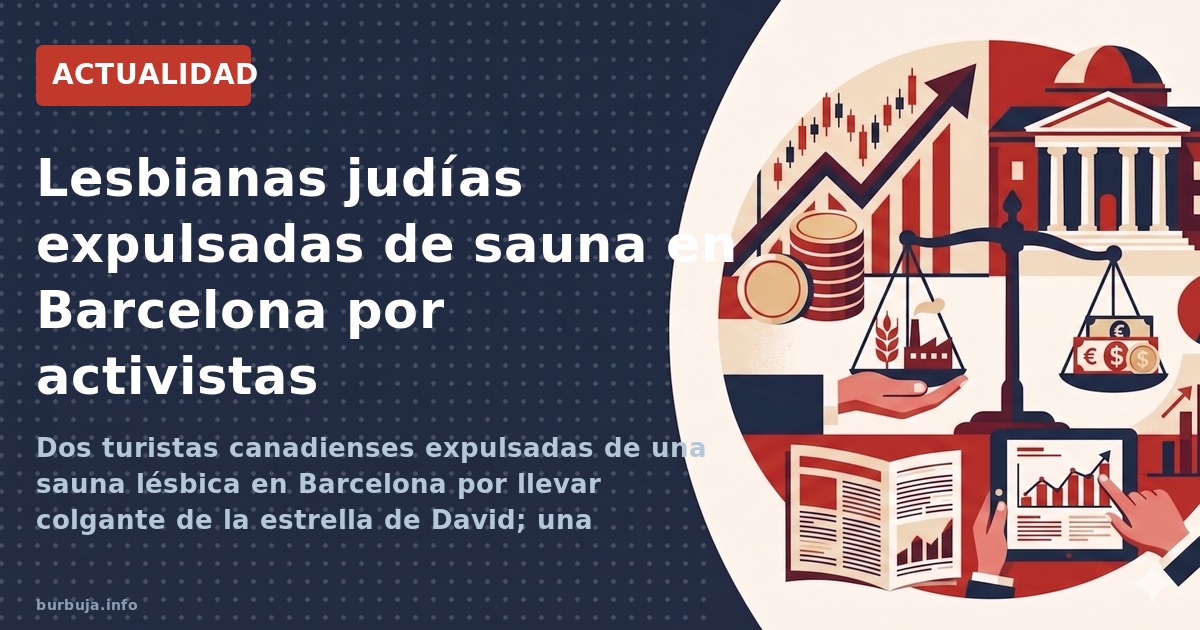 Un colectivo lésbico catalán expulsa a dos mujeres canadienses de una sauna por llevar la estrella de David. La profesora de 