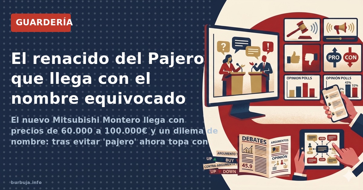 El nuevo Mitsubishi Montero llega con precios de 60.000 a 100.000€ y un dilema de nombre: tras evitar 'pajero' ahora topa con
