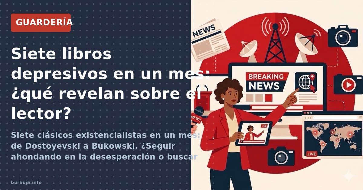 Siete libros depresivos en un mes: ¿qué revelan sobre el lector?
