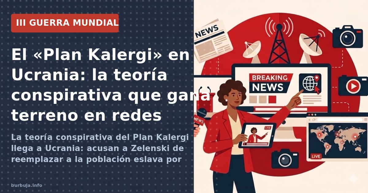 La teoría conspirativa del Plan Kalergi llega a Ucrania: acusan a Zelenski de reemplazar a la población eslava por inmigrante