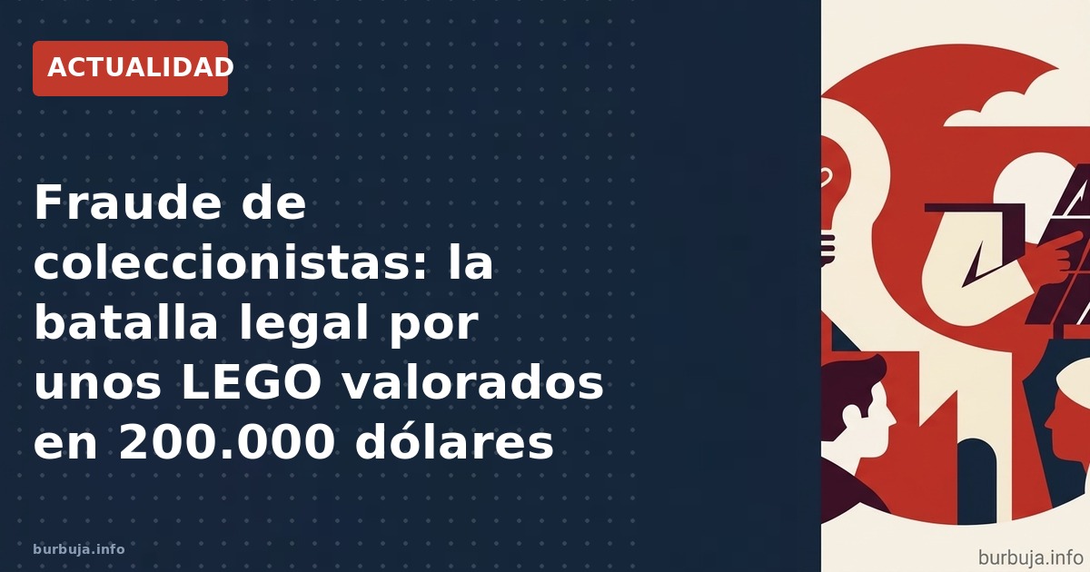 Fraude de LEGO: la batalla legal y viral por una colección de 200.000 dólares