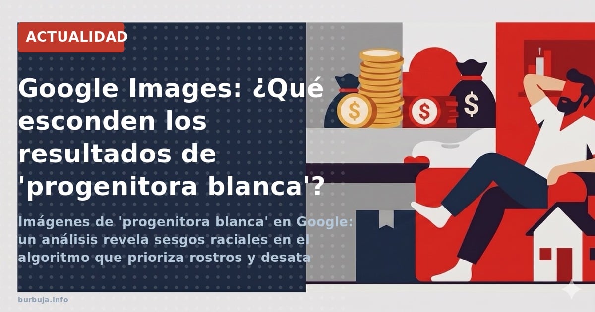Imágenes de 'progenitora blanca' en Google: un análisis revela sesgos raciales en el algoritmo que prioriza rostros y desata 