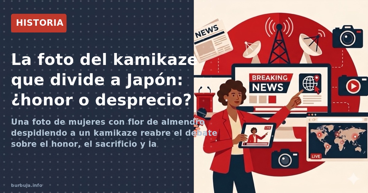 Una foto de mujeres con flor de almendro despidiendo a un kamikaze reabre el debate sobre el honor, el sacrificio y la misogi