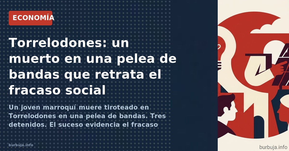Un joven marroquí muere tiroteado en Torrelodones en una pelea de bandas. Tres detenidos. El suceso evidencia el fracaso de l