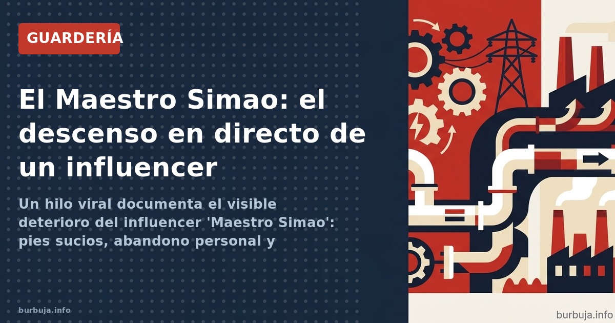 Un hilo viral documenta el visible deterioro del influencer 'Maestro Simao': pies sucios, abandono personal y pronósticos som